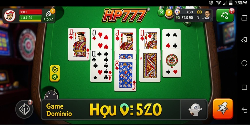 Tampilan gameplay seru di HP777 dengan grafis yang menarik.
