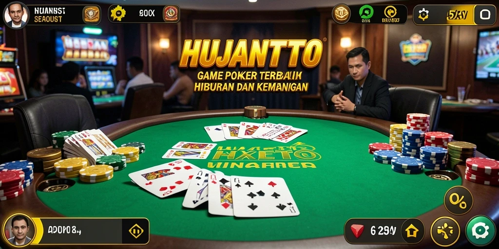 Gameplay menarik HUJANTOTO dengan suasana Poker yang menegangkan.