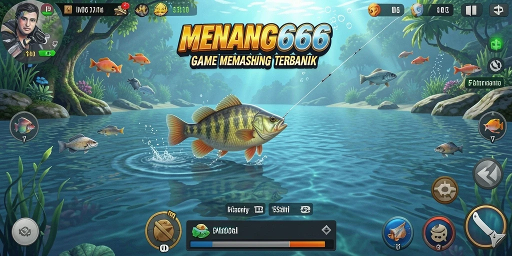Tampilan seru gameplay Fishing di MENANG666 dengan grafis menawan.