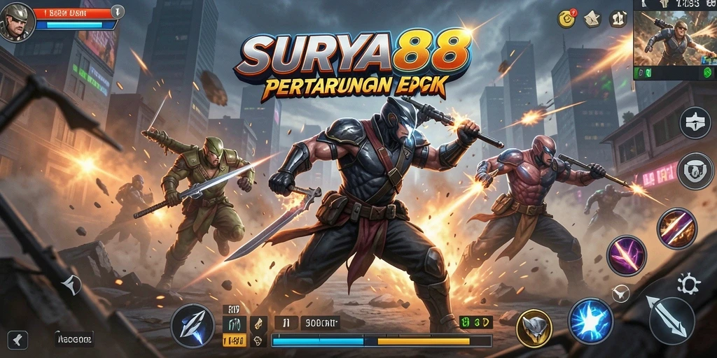 Gameplay SURYA88 yang mendebarkan dalam aksi penuh adrenalin.