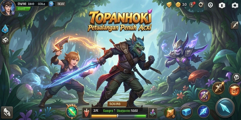 Gameplay seru dalam dunia fantasi yang menakjubkan di TOPANHOKI.