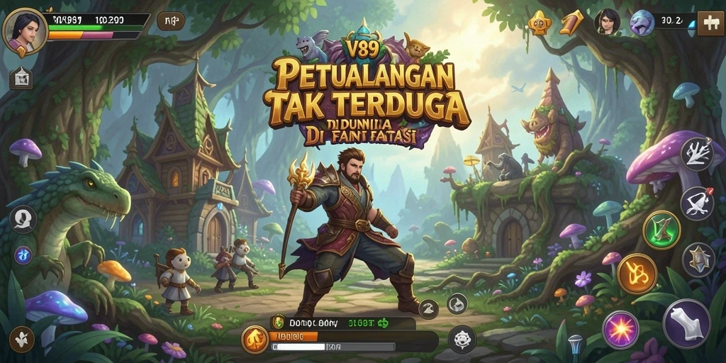 Gameplay menarik dari V89 dalam eksplorasi dunia petualangan.