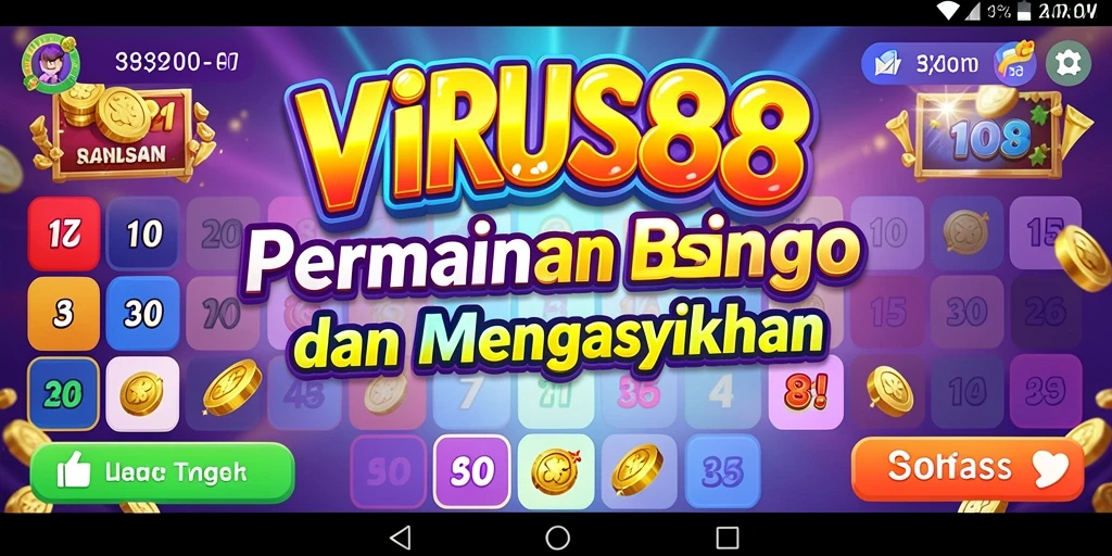 Gameplay seru Bingo yang penuh warna dan interaksi.
