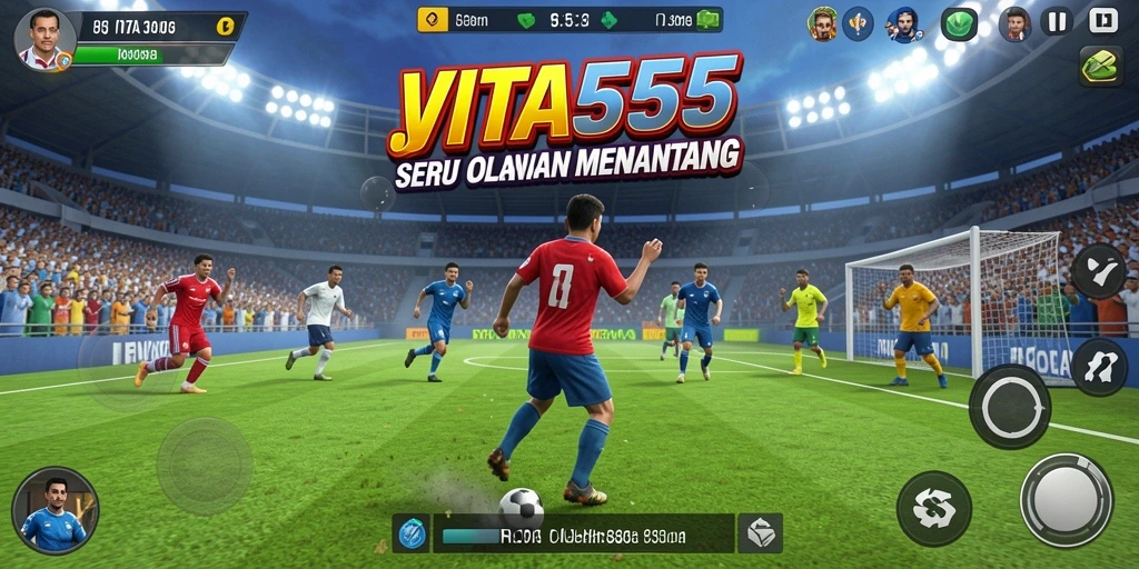 Screeshot gameplay VITA555 menampilkan aksi seru dalam pertandingan olahraga.